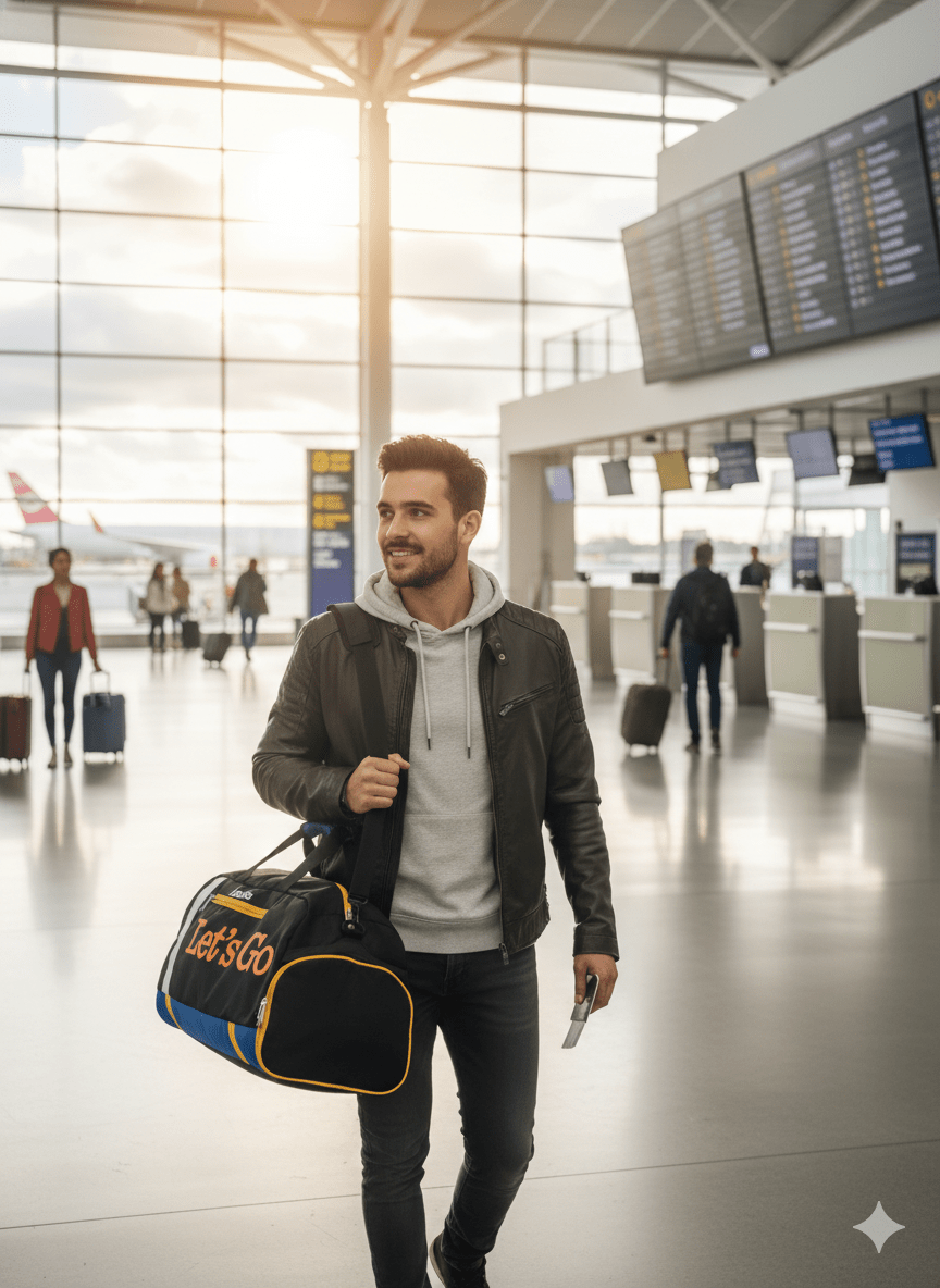 Premium Travel & Gym Duffel Bag – Stylish, Spacious & Durable - Let's Go