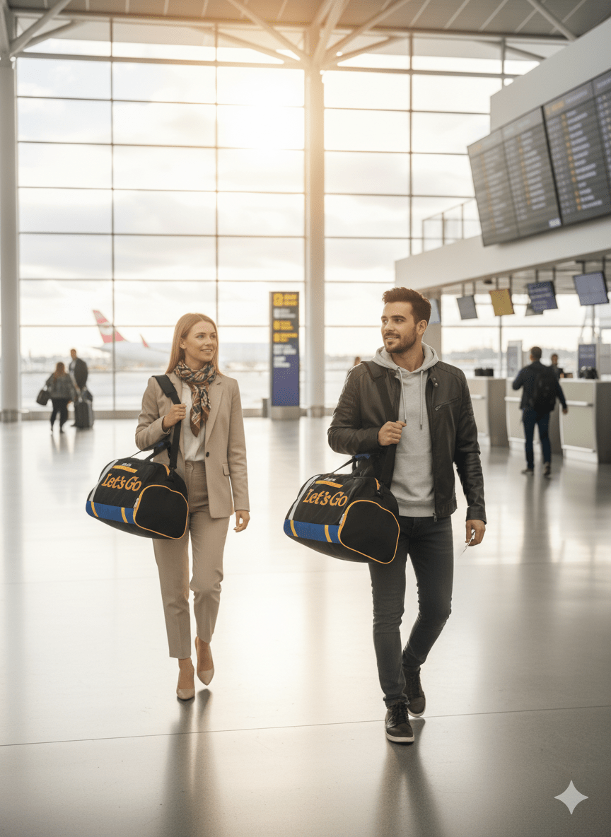 Premium Travel & Gym Duffel Bag – Stylish, Spacious & Durable - Let's Go