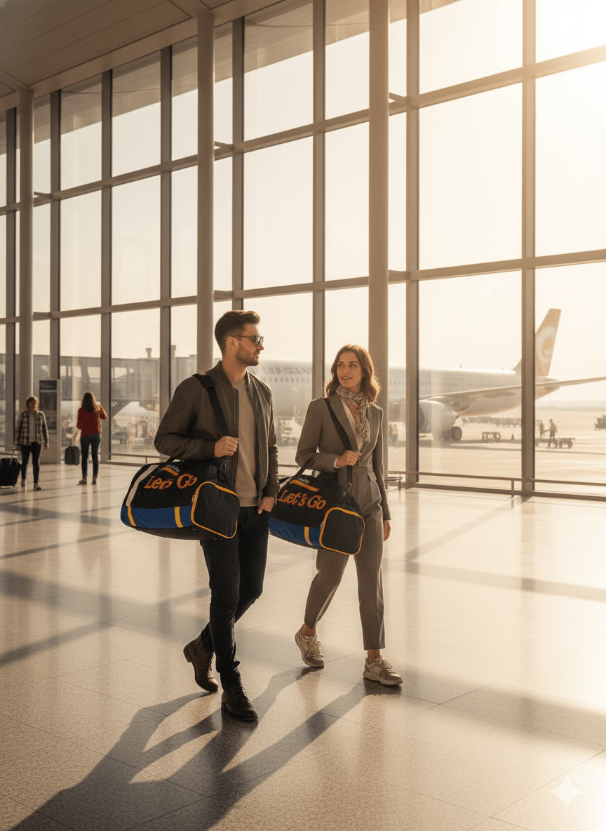 Premium Travel & Gym Duffel Bag – Stylish, Spacious & Durable - Let's Go