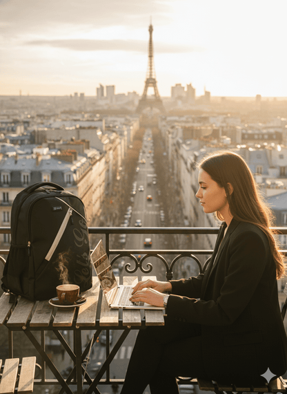 Stylish Travel & Laptop Backpack for Men & Women - Let's Go