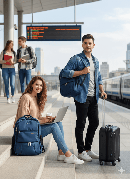 Unisex Laptop Backpack for Travel, College & Office - Let's Go