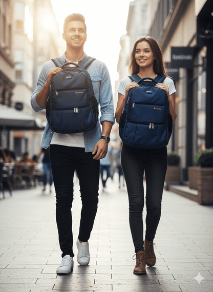 Unisex Laptop Backpack for Travel, College & Office - Let's Go